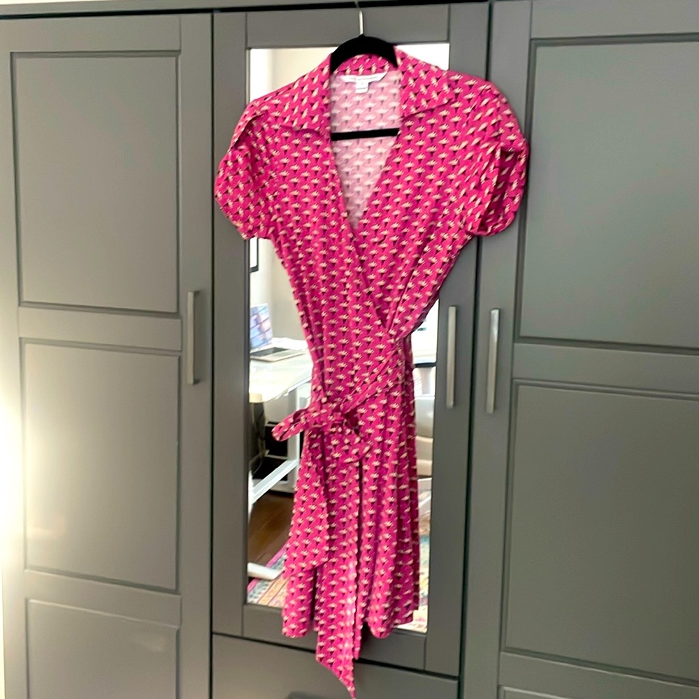 Diane von Furstenberg Wrap Dress - Women's Size 8